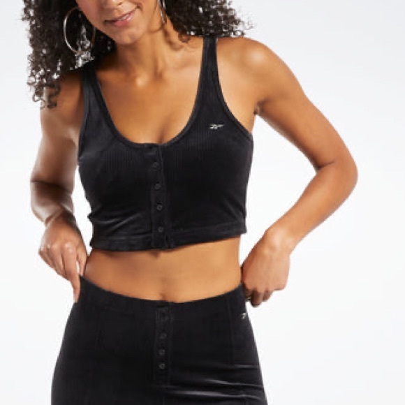 Reebok Classics Winter Velour Corduroy Top NWOT - Picture 3 of 8